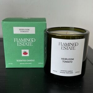 Flamingo Estate Garden Essentials Heirloom Tomato Scented Candle 8 Oz New USA